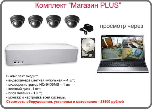 Видеонаблюдение в магазине Видеонаблюдение в магазине